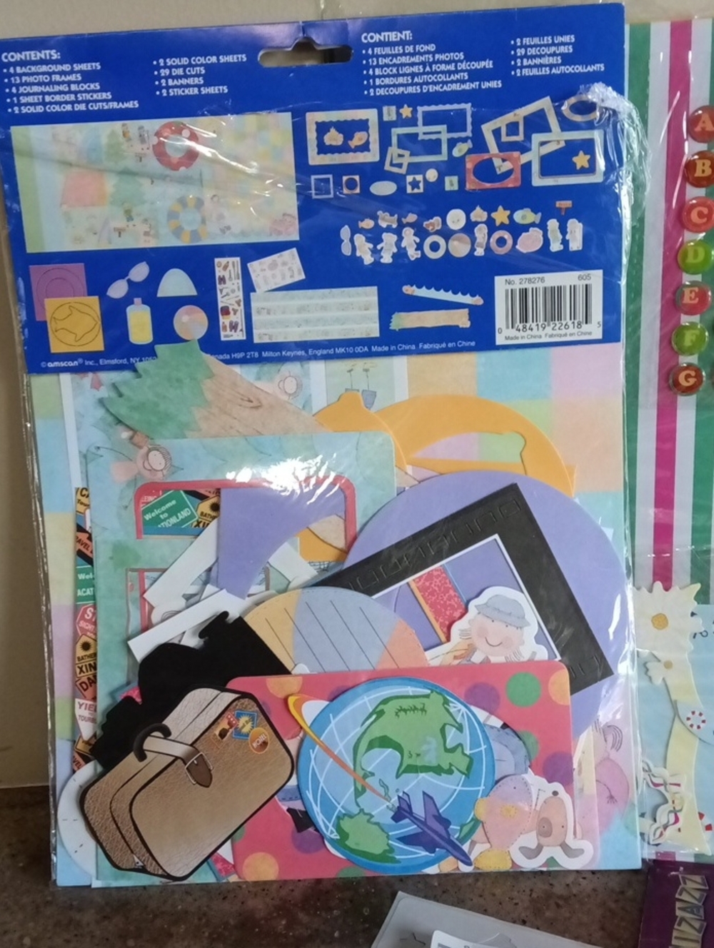 Assorted Multicolor Kid Scrapbook Paper & Sticker Bundle - Picture 3 of 11